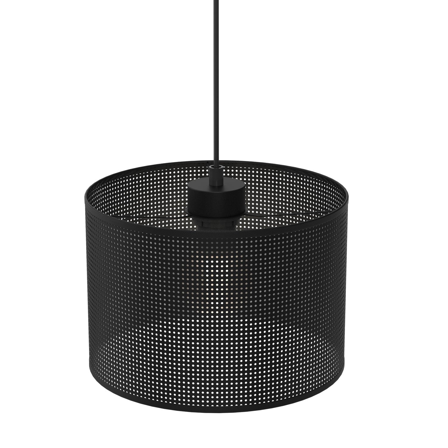 żyrandol Loft shade black, cylinder shade dia 250, h 170 black 1xE27