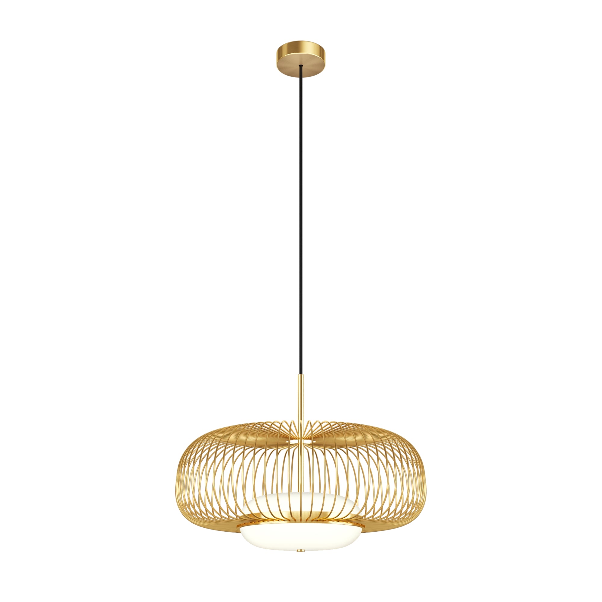 Maytoni Lampa wisząca Levitation - Metal - Mosiądz MOD376PL-L30G3K