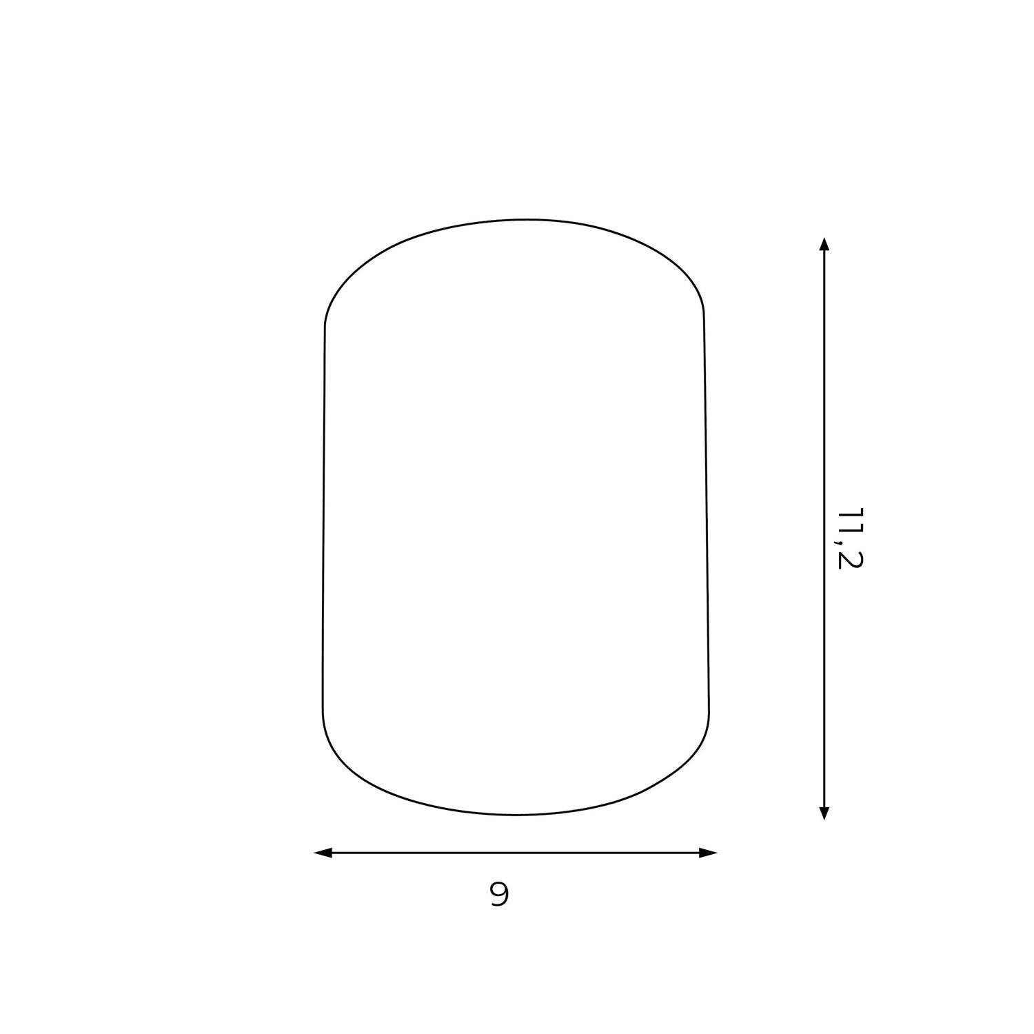 oprawa sufitowa Downlight round dia 90mm/h=112mm black 1xE27