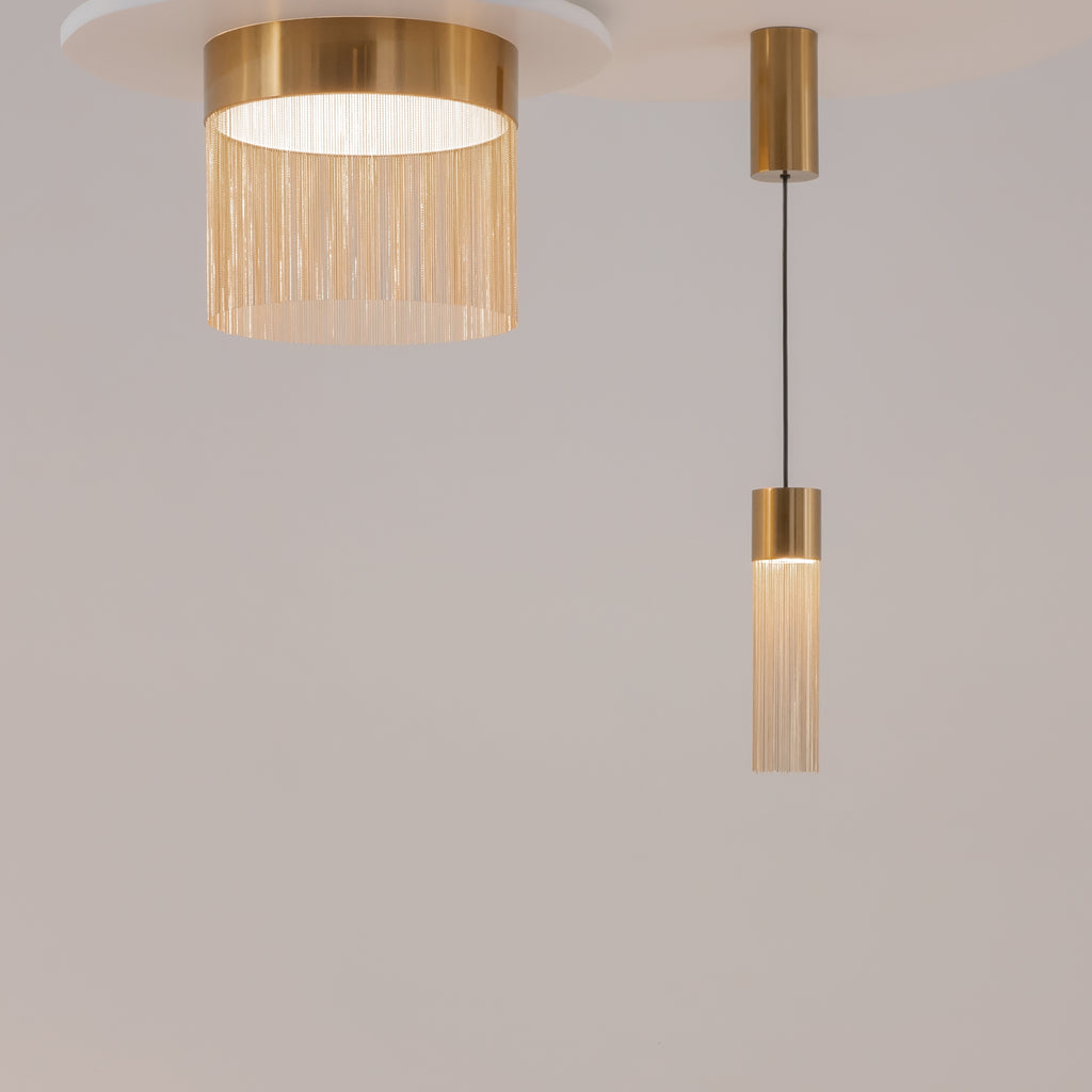 Maytoni Lampa wisząca Imaginary - Metal - Złoty MOD190PL-L5G3K