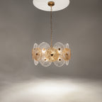 Maytoni Lampa wisząca Aster - Metal - Brąz MOD007PL-08G