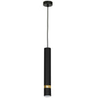 żyrandol Reno black/gold 1xGU10