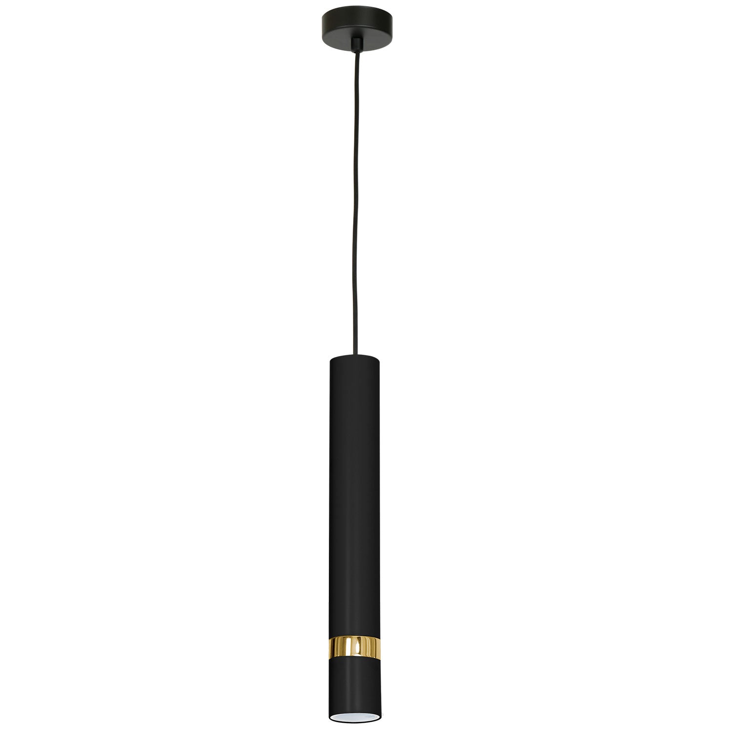 żyrandol Reno black/gold 1xGU10