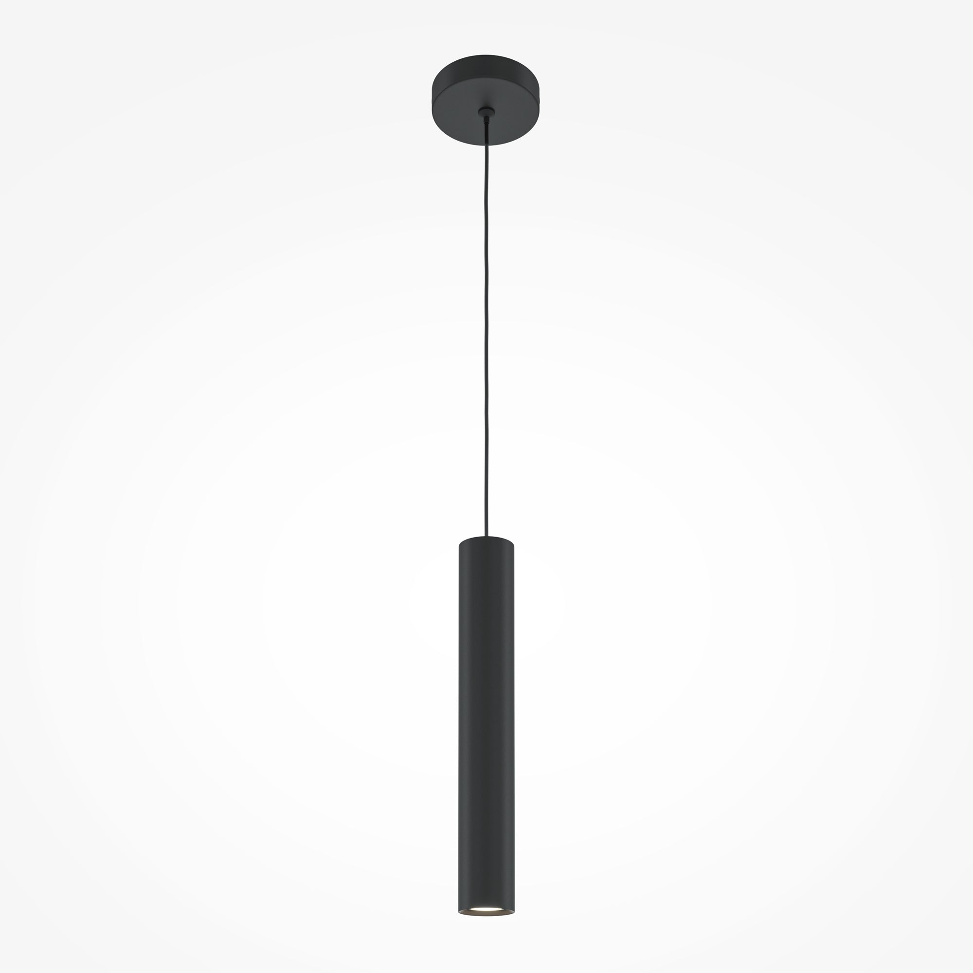 Maytoni Lampa wisząca Pro Focus - Aluminium - Czarny MOD161PL-01B1