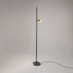 Maytoni Lampa podłogowa Thin - Aluminium - Czarny MOD395FL-L28B3K