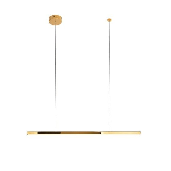 Maxlight Lampa wisząca Trio I - Stal nierdzewna + akryl - Złoty P0425D