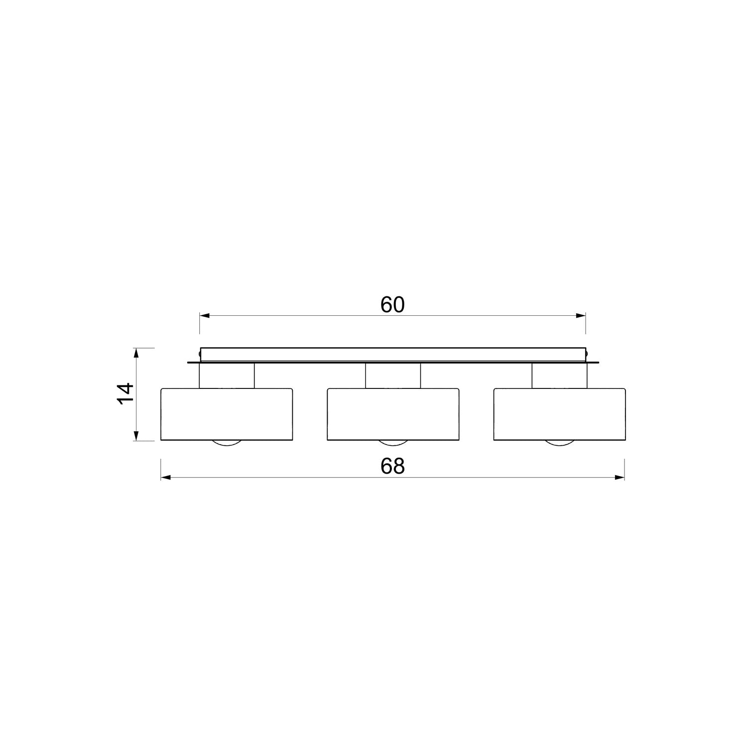 plafon Marti beige/gold 3xE27