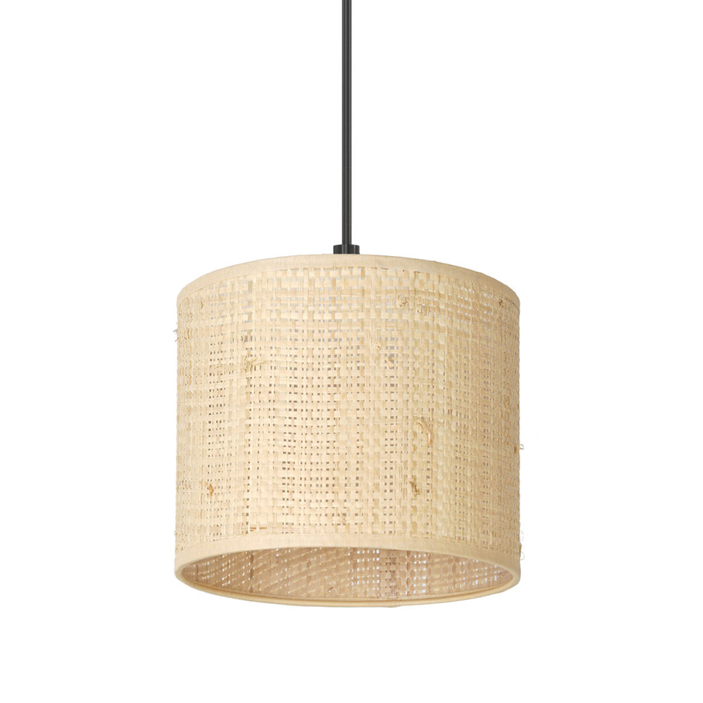 żyrandol listwa, Rattan cylinder shade dia 180, h 150 3xE27