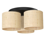 plafon Rattan cylinder shade dia 180, h=150, 3xE27