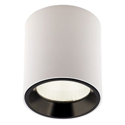 Maxlight Oprawa natynkowa Tub + Pierścień ozdobny RC0155/C0156 - Metal - Biały C0155