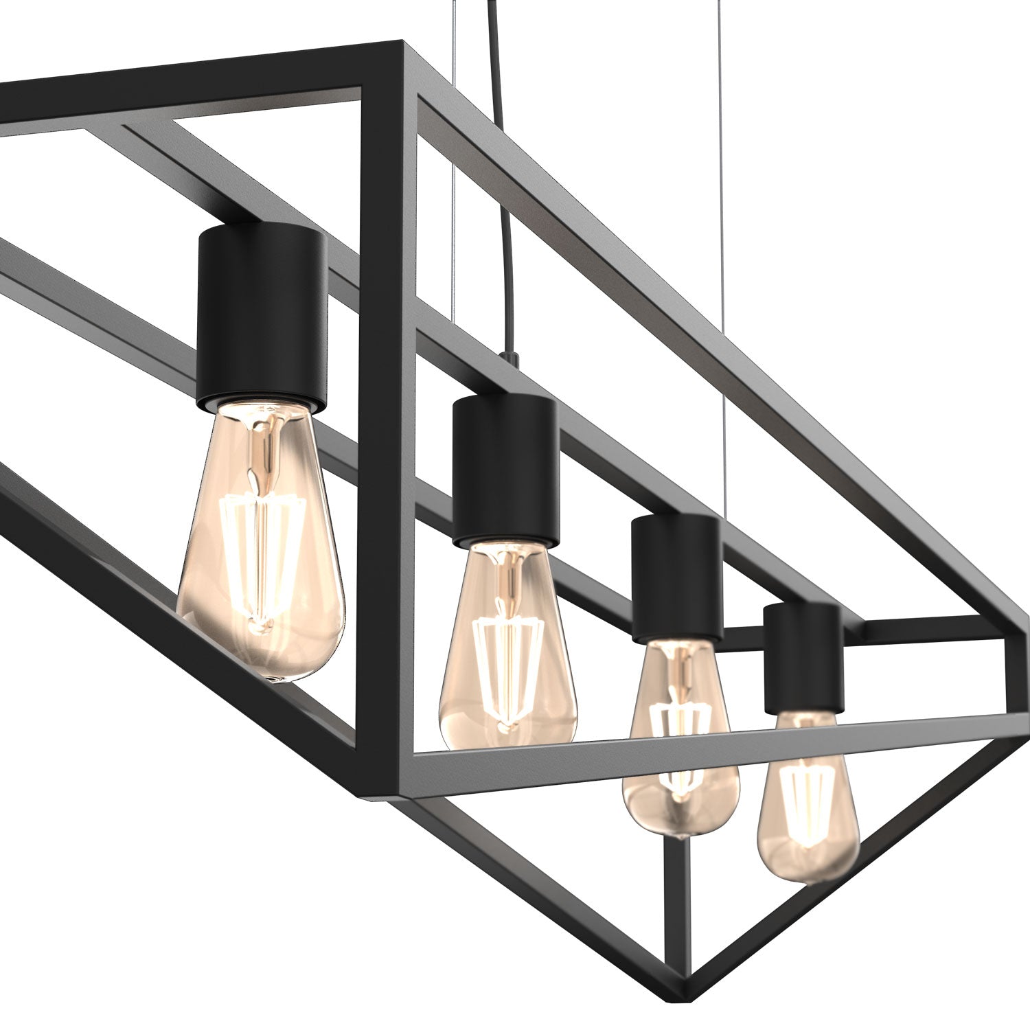 żyrandol Gote black 4xE27