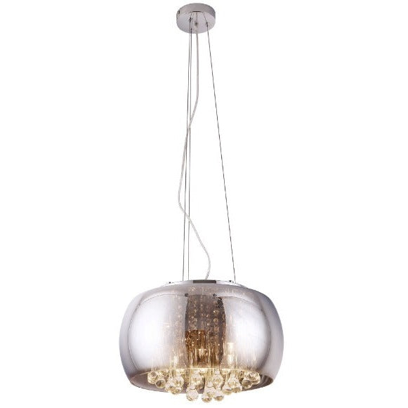 Maxlight Lampa wisząca P0076-05l Moonlight - Szkło lustrzane + metal - Chrom P0076-05L