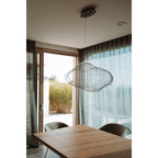 Maxlight Lampa wisząca Stardust - Stal nierdzewna + akryl - Czarny P0525D