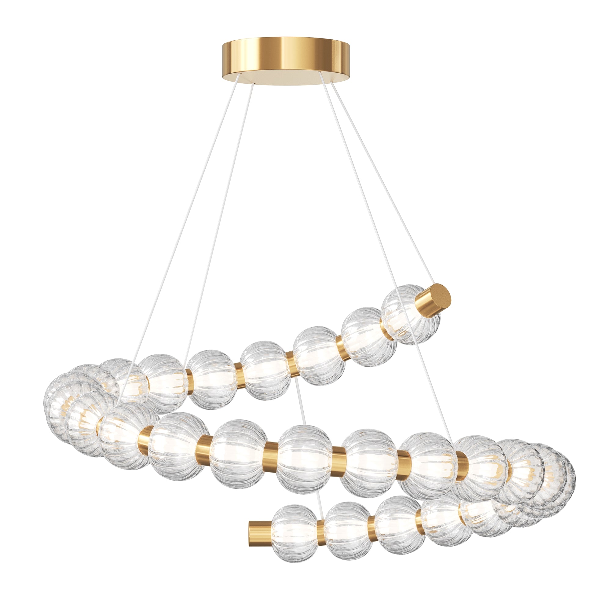 Maytoni Lampa wisząca Amulet - Metal - Złoty MOD555PL-L35G3K