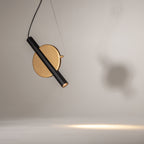 Maytoni Lampa wisząca Enigma - Metal - Mosiądz MOD150PL-L5BS3K