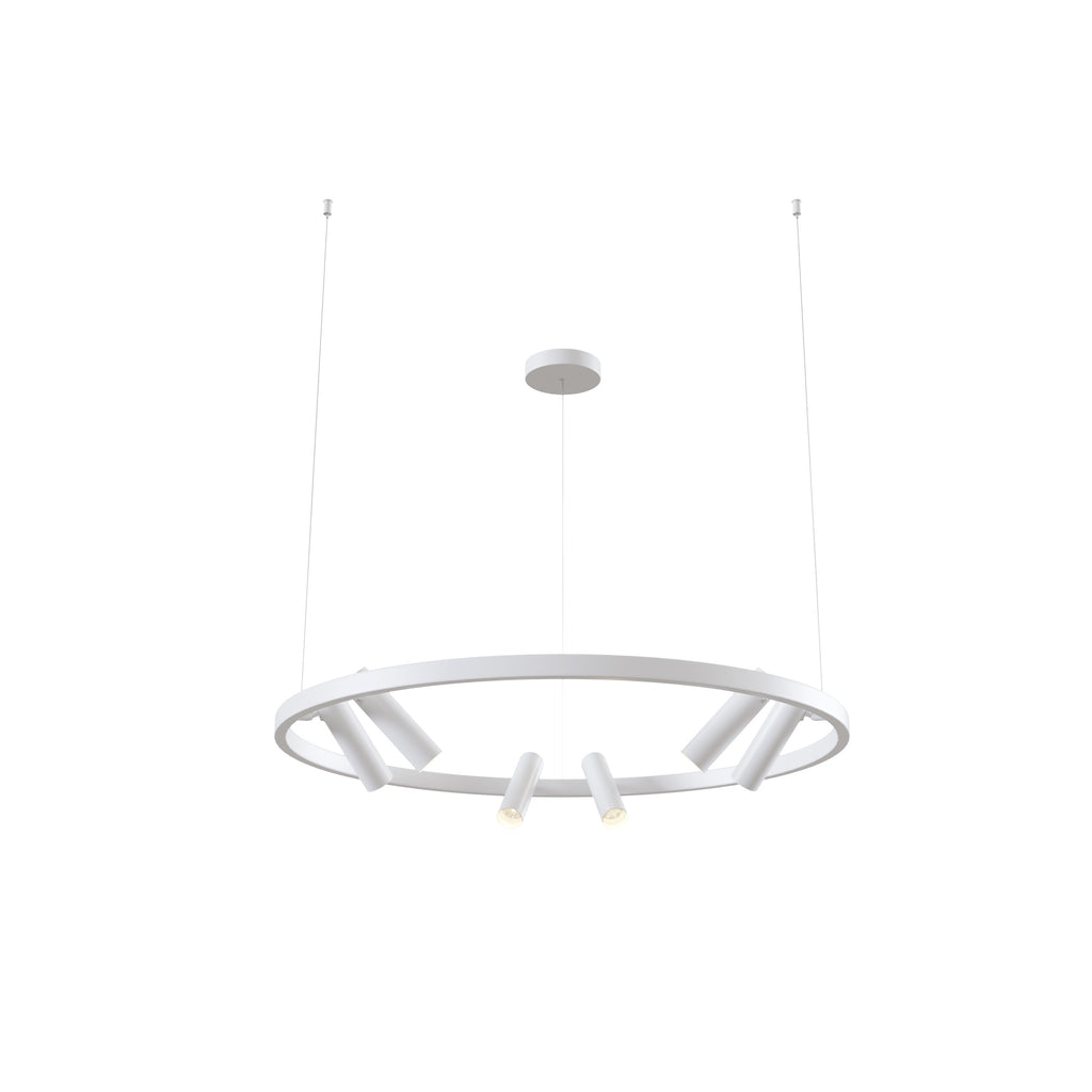 Maytoni Lampa wisząca Satellite - Metal + akryl - Biały MOD102PL-L42W