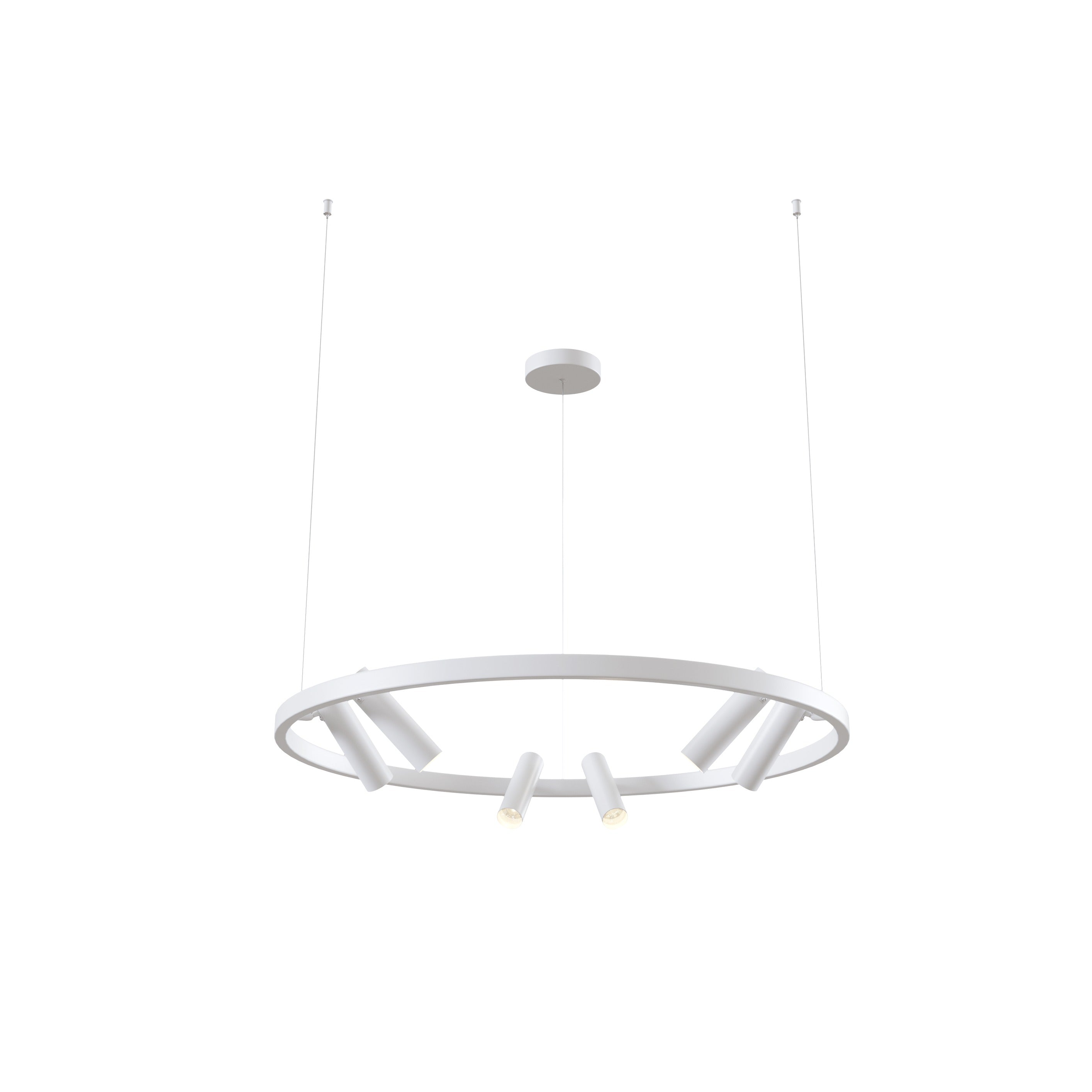 Maytoni Lampa wisząca Satellite - Metal + akryl - Biały MOD102PL-L42W