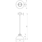 żyrandol Sven beige dia 210 mm 1xE27