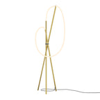 Maytoni Lampa podłogowa Crochet - Aluminium - Mosiądz MOD369FL-L36BS3K