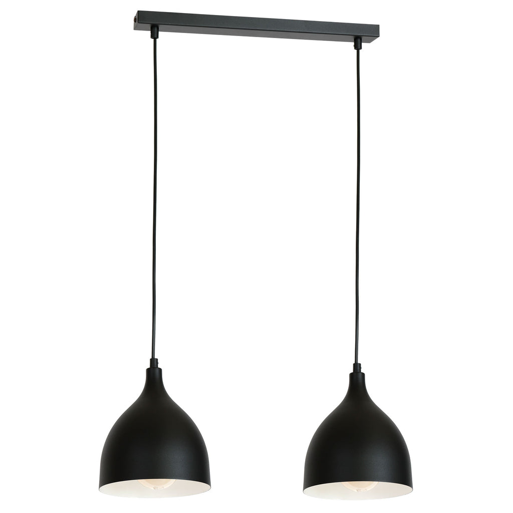 żyrandol Noak classic black/white 2xE27