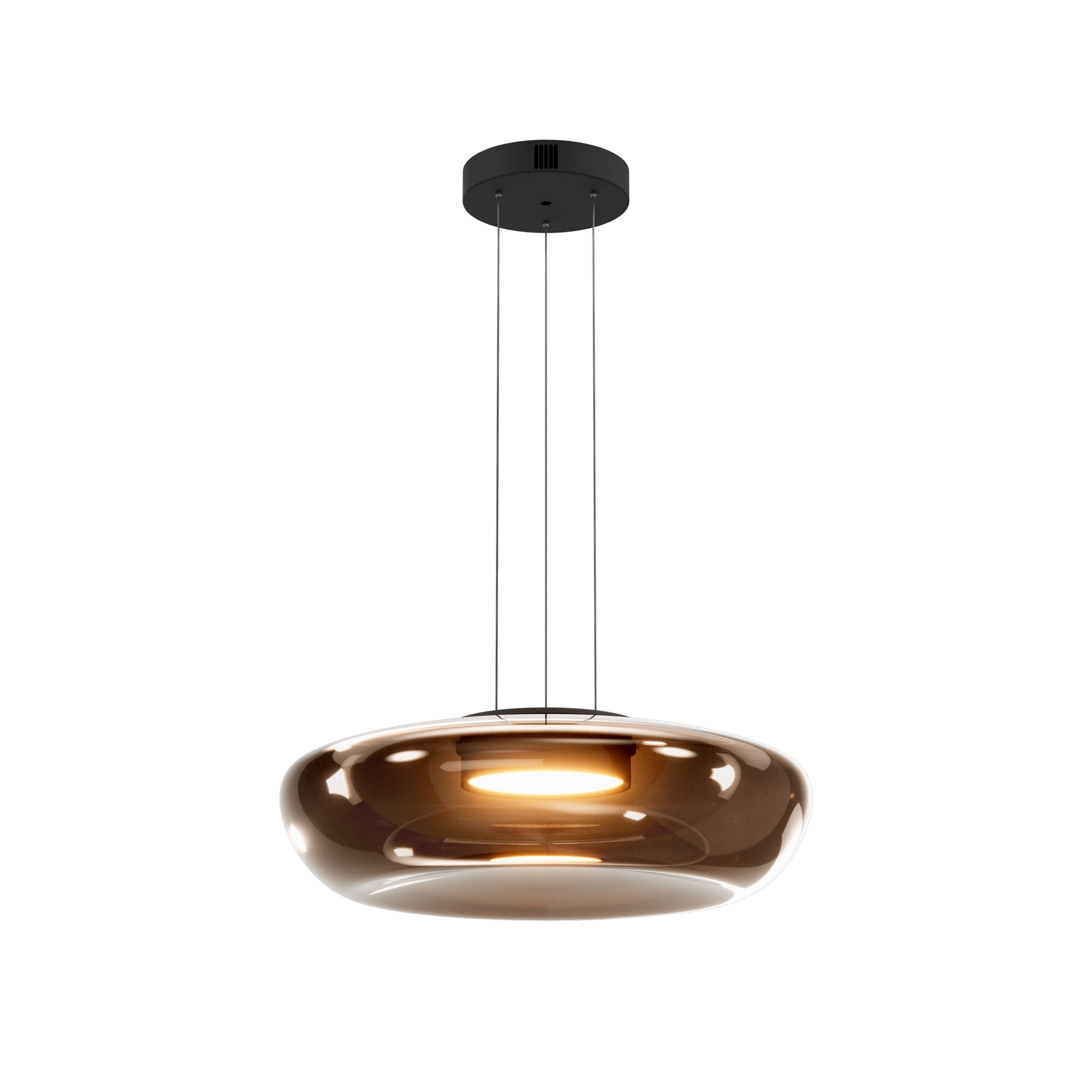 Maytoni Lampa wisząca Bassa - Metal - Czarny MOD501PL-L20BK1