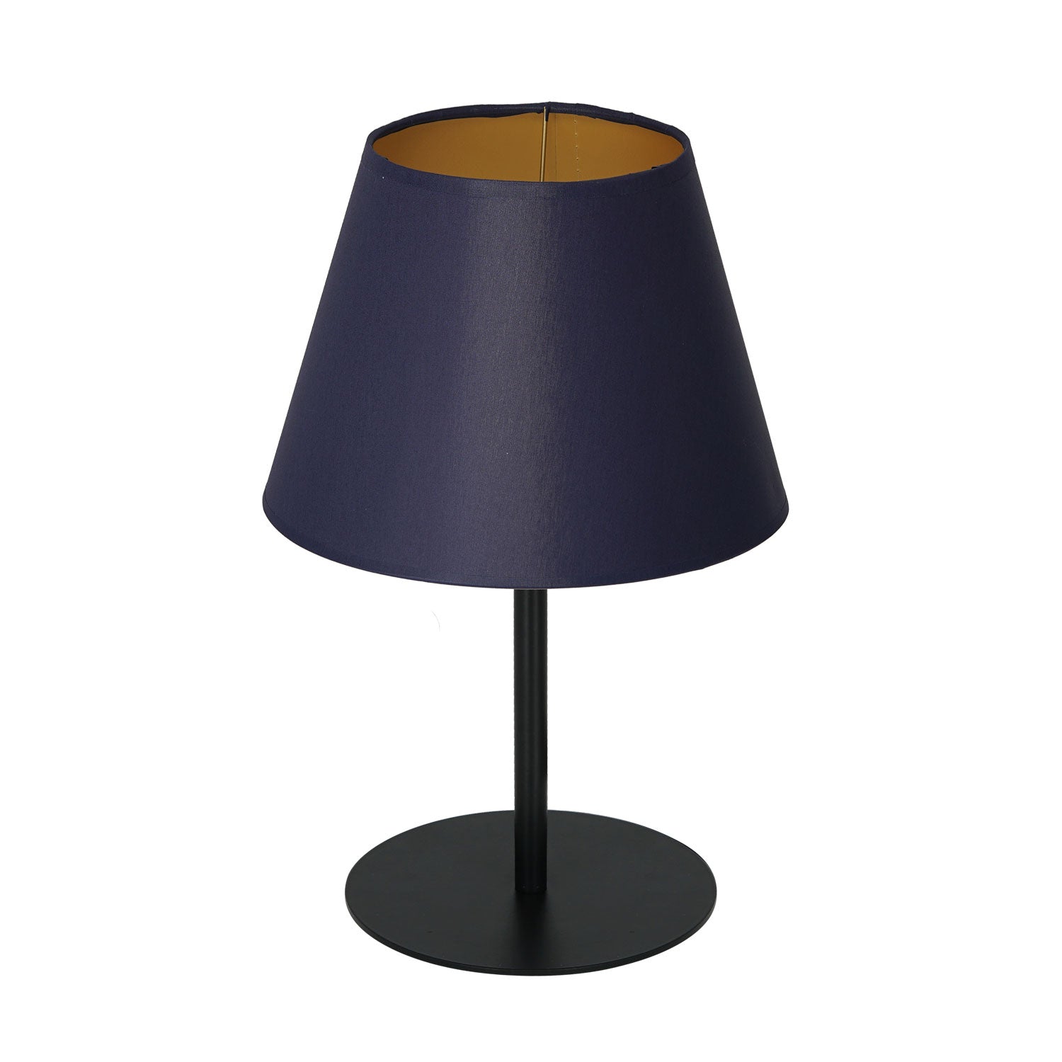 lampka gab. Arden H 34 black, cone shade dia 130/200, h 150 navy blue/gold 1xE27