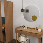 żyrandol Loft shade black, cylinder shade dia 180, h 150 black/gold 1xE27