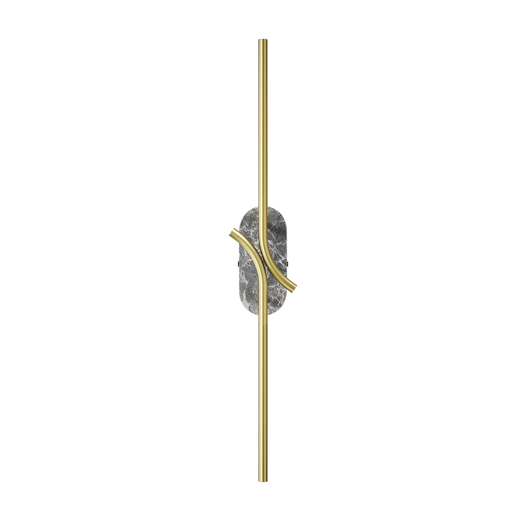 Maytoni Kinkiet Renaissance - Metal + marmur - Szary MOD256WL-L5BS3K2