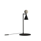 Maxlight Lampa stołowa Bingo - Trawertyn - Czarny T0070