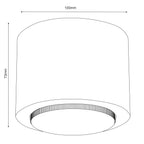 Downlight round wood 1xGX53 (Ceryfikat FSC 100%, SGSCH-COC-070615)