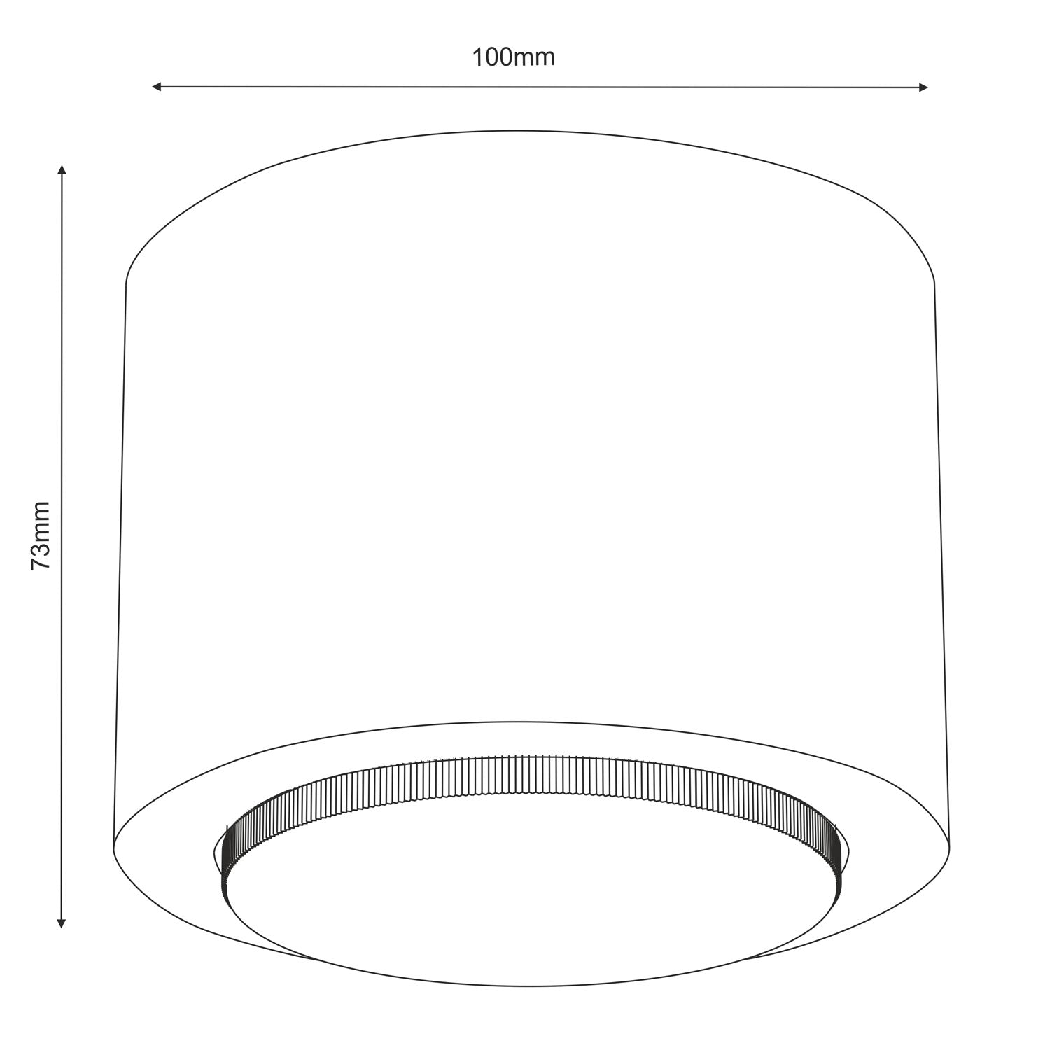 Downlight round wood 1xGX53 (Ceryfikat FSC 100%, SGSCH-COC-070615)