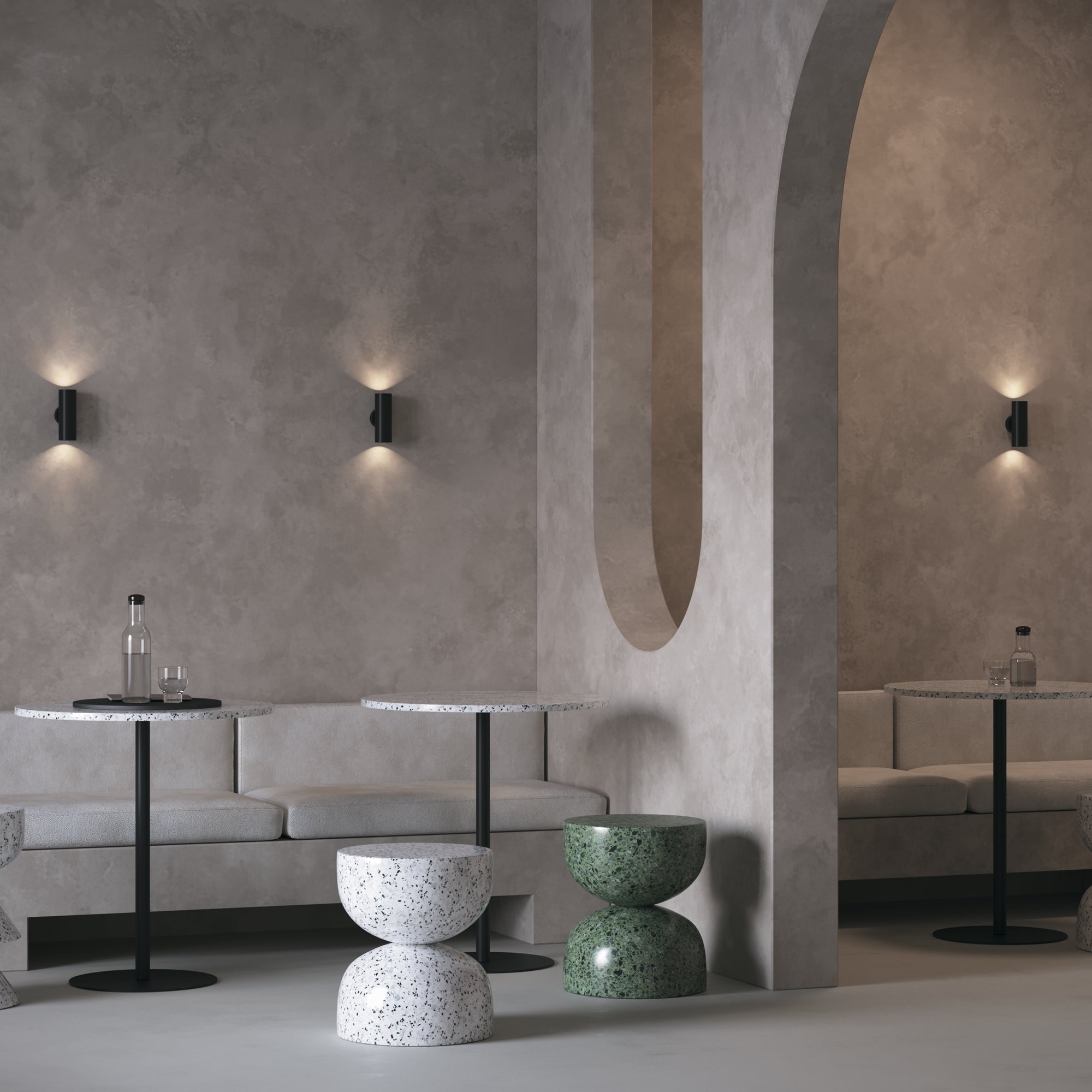 Maytoni Kinkiet FOCUS S - Aluminium - Czarny C068WL-02B