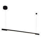 Maxlight Lampa wisząca Organic Horizon 100cm - Stal nierdzewna + akryl - Czarny P0354