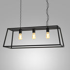 ceiling lamp Frame trapeze 3xE27 (colour black matt)