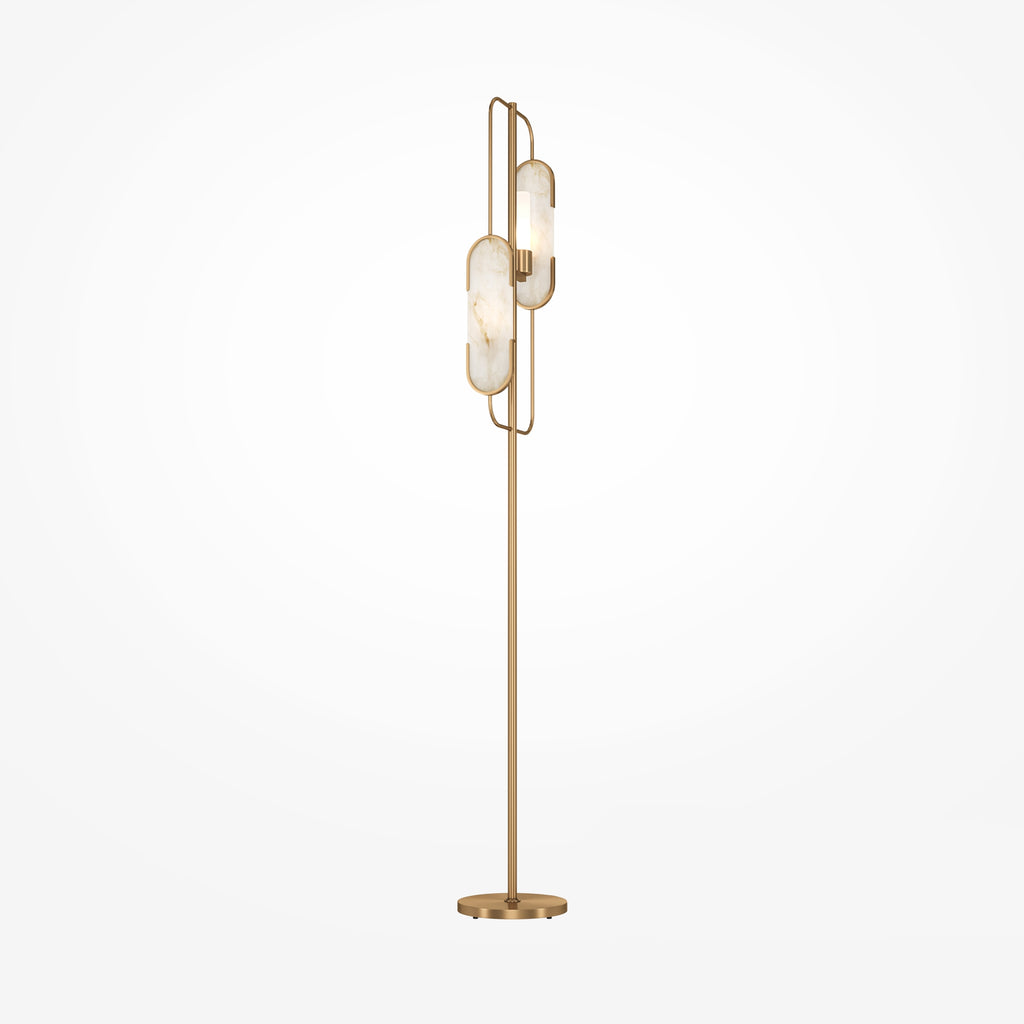 Maytoni Lampa podłogowa Marmo - Metal - Mosiądz MOD099FL-02G