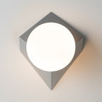 Maytoni Kinkiet Cubeo - Metal - Platynowy MOD445WL-01PT