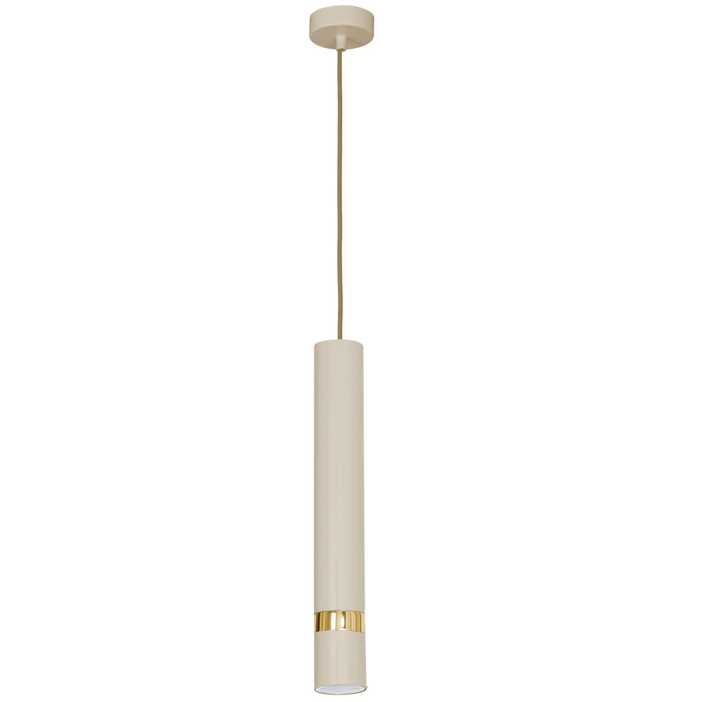 żyrandol Reno beige/gold 1xGU10
