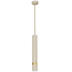 żyrandol Reno beige/gold 1xGU10