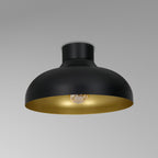 plafon Basca black/gold 1xE27