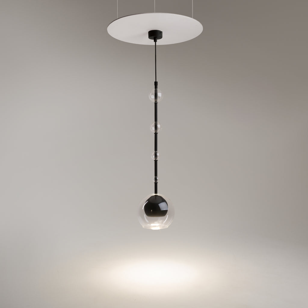 Maytoni Lampa wisząca Ros - Metal - Czarny MOD227PL-01B