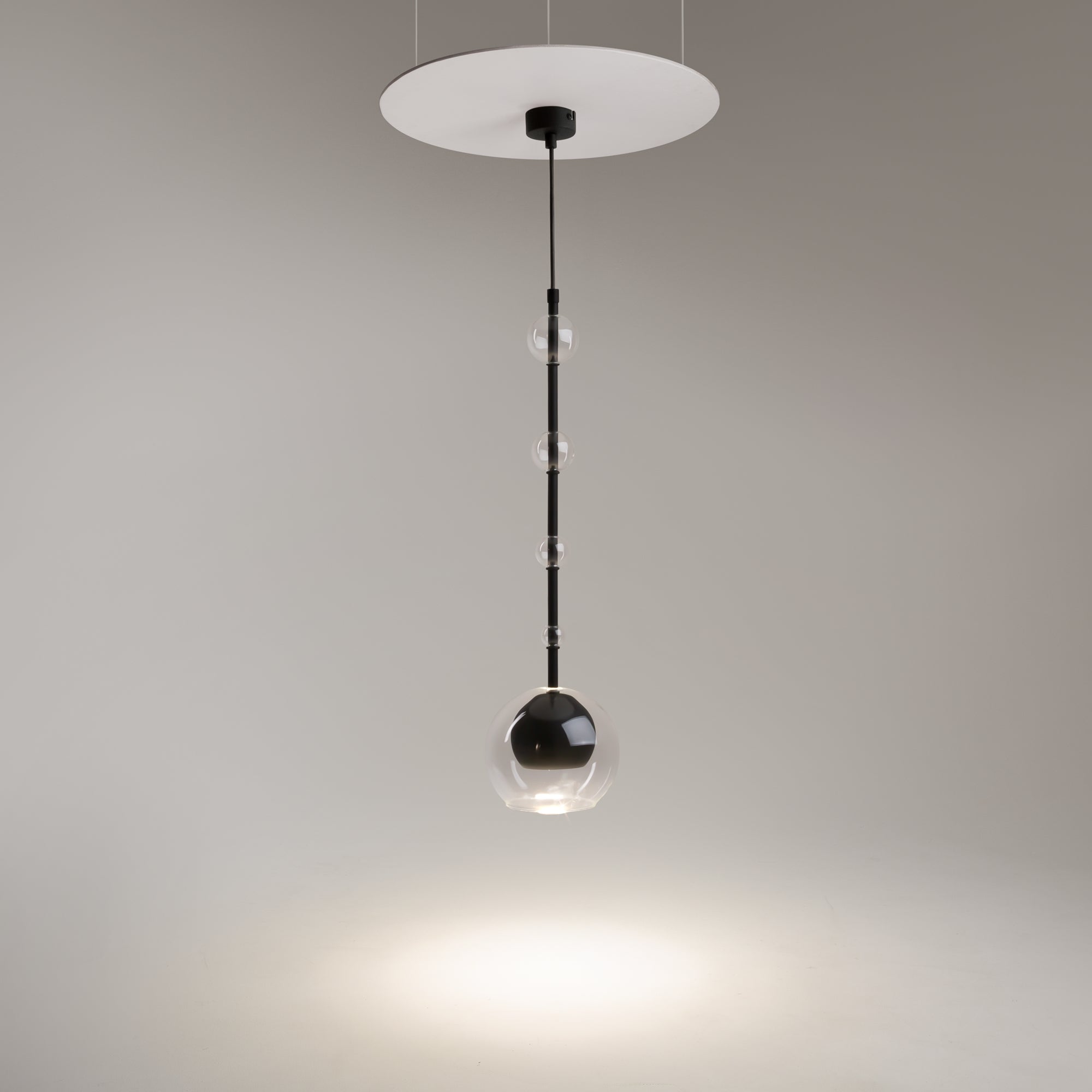 Maytoni Lampa wisząca Ros - Metal - Czarny MOD227PL-01B