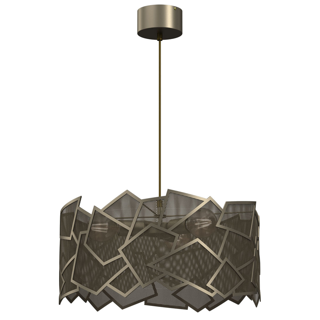żyrandol Camo titanium-bronze 3xE27