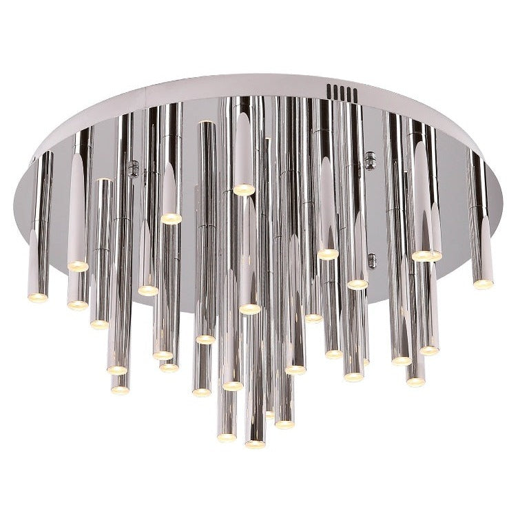 Maxlight Plafon Organic 60cm - Metal + akryl - Chrom C0115D