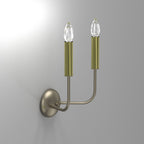 kinkiet Akasya titanium-bronze/gold 2xE14