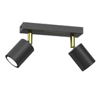spot Striper black/gold 2xGU10