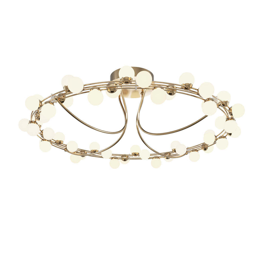 Maytoni Plafon Tessara - Stal nierdzewna - Złoty MOD081CL-L48G3K