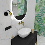 kinkiet Dow black/gold 1xE27