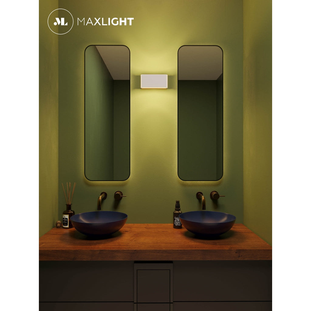 Maxlight Kinkiet Zone II - Metal + akryl - Biały W0201