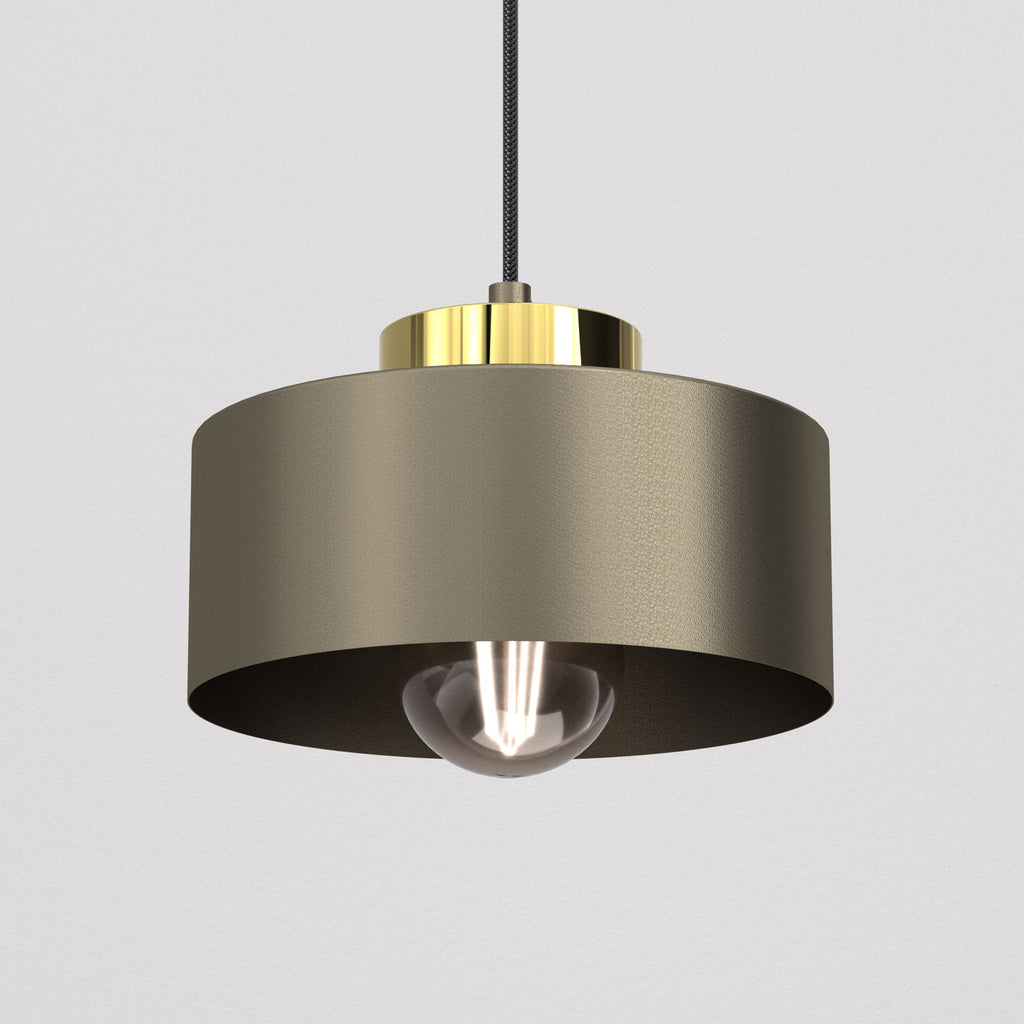 żyrandol Marti titanium-bronze/gold 1xE27