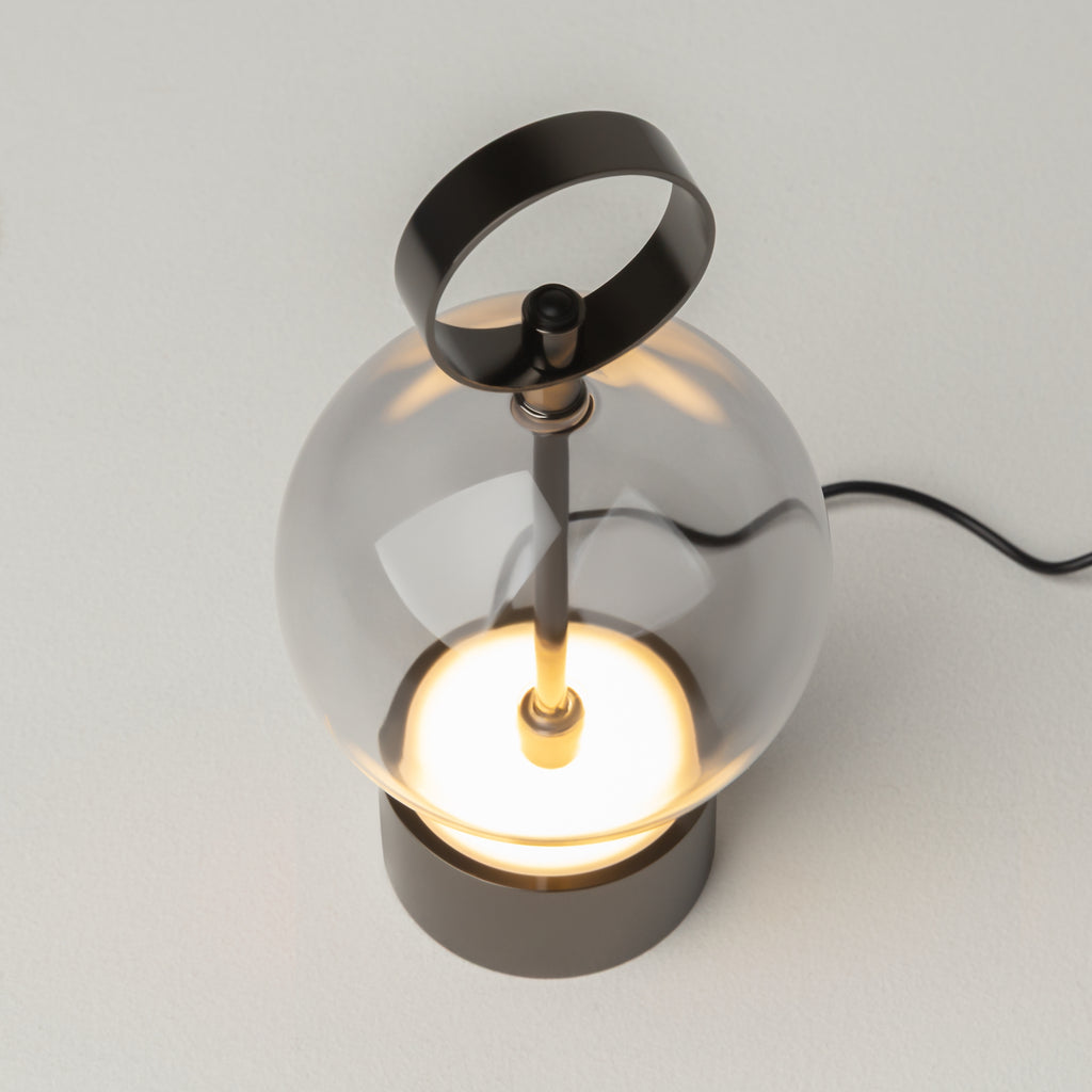 Maytoni Lampa akumulatorowa Double Moon - Metal - Czarny MOD478RL-L3B3K